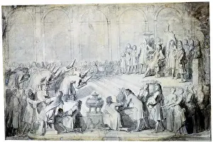 Homage: The Siamese Ambassadors before the King, Louis
