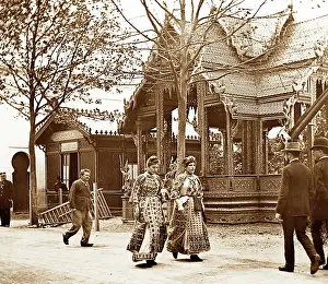 Siamese Pavilion, 1889 Exposition Universelle, Paris, France