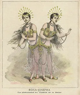 Josepha: Siamese twins performing in Paris