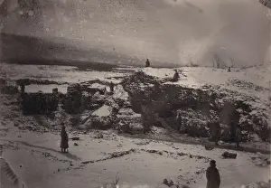 Transbaikalia: Siberia, prison guards surrounding a placer ?