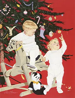 Grasp: Siblings on Christmas Morning
