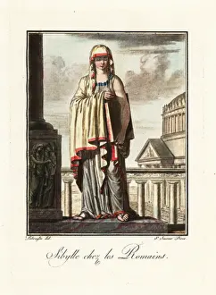Prophetess: Sibyl, an oracle or prophetess, ancient Rome