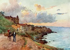 Cefalu: SICILY/CEFALU SUNSET