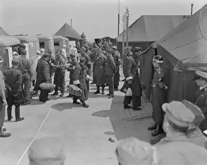 Tends: Sick and wounded Korean War POWs are exchanged during