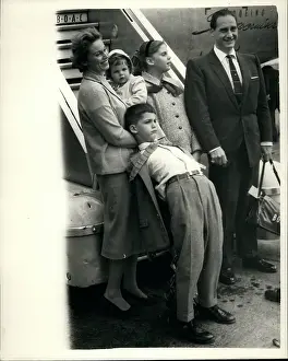 Mimicry: Sid Caesar, American comedian, and family, London