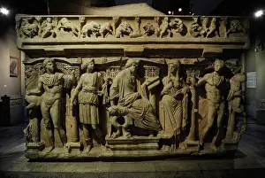 Muse: Sidamara Sarcophagus. 2nd-3rd century AD