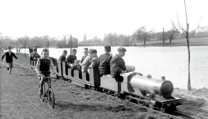 Sidcup: Sidcup, Danson Park, Miniature Railway c1955