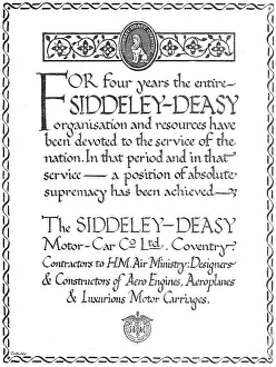 Deasy: Siddeley-Deasy Aero Engines & Aircraft