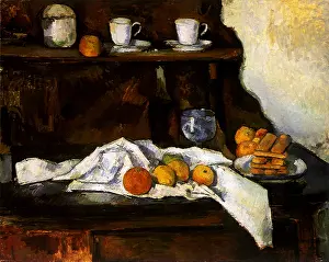 Stacked: Sideboard Still Life, by Paul Cezanne