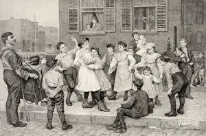 C1894: A sidewalk dance