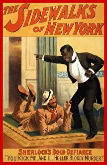 Satirizing: The Sidewalks of New York, 1896