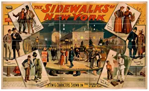 Sidewalks: The sidewalks of New York