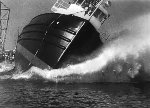 Launching: Sideways launching, 1939