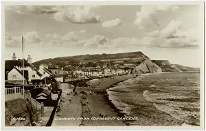 Apr16: Sidmouth, Devon, England - The beach from Connaught Gardens
