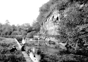 Sidmouth: Sidmouth, River Sid, the Weir 1906