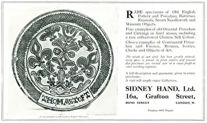 Toft: Sidney Hand Advertisement