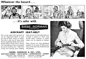 Siebe: Siebe Gorman Aircraft Seat-Belts