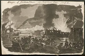Grosvenor Prints: SIEGE OF GIBRALTAR