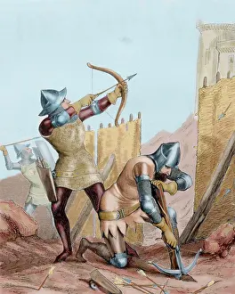 Gibraltar: Siege of Gibraltar. Archers. 1350