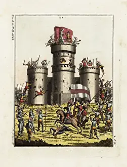 Collignon: Siege of a medieval castle