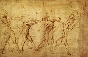 Perugia: Siege of Perugia, by Raphael
