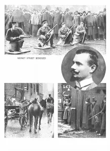Stepney: Siege of Sidney Street, Stepney, Lodon, 3 January