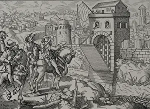 Petition: Siege of a town by a feudal army. Order to open