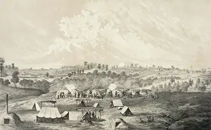 C1863: The siege of Vicksburg - representing the position of the se