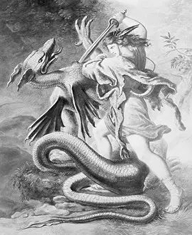 Slaying: Siegfried as dragon killer