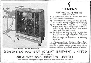 Radiology: Siemens-Schuckert Radiology Perspectrosphere