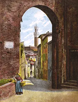Agata: Siena, Italy - Arch of S. Giuseppe