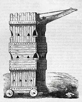 Roman Period: Siete tower or breaching tower. Siege engine
