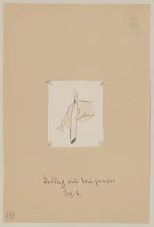 Sifting: Sifting with gold powder, fig. 6
