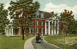 Horsedrawn: Sigma Phi House at University. Ann Arbor