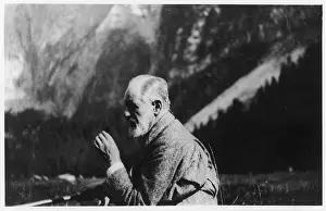 Thoughtful: SIGMUND FREUD 1925/NEG10