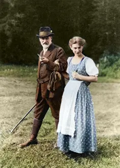 Analyst: Sigmund Freud and Anna Freud, 1913