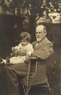 Lcgr2003: Sigmund Freud with his grandson, Stephen