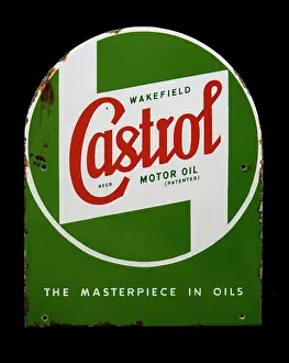 Castrol: Sign for Castrol Motor Oil
