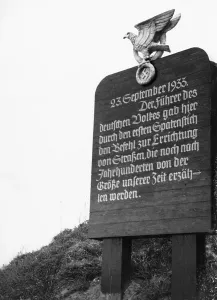 Fuehrer: Sign for the groundbreaking of the motorways, 1935