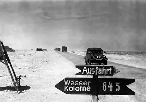 Particular: Sign to the water column, 1941