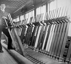 Signalman: Signal box, early 1900s