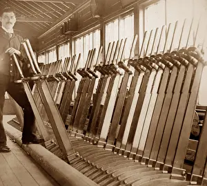Signalman: Signal box, early 1900s