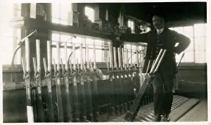 Midland: Signal Box Interior, Rillington, Yorkshire