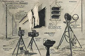 Iln - Consolidated Archive Holdings Ltd (colourised): Signalling equipment on the Western Front, WW1