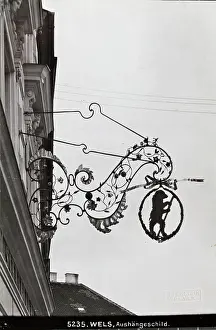 Signboard: Signboard of a tavern in Wels