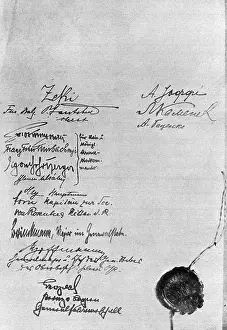 Litovsk: SIGNED TREATY DOCUMENT