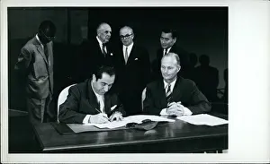 Anticipated: Signing at annual pledging conference, financial assistance