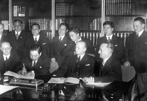Attache: Signing of Anti-Comintern Pact, Berlin, Germany