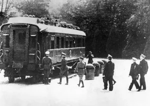 Compiegne: Signing of the armistice at CompiEugne, 1940