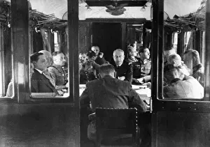 Compiegne: Signing of the armistice at CompiEugne, 1940